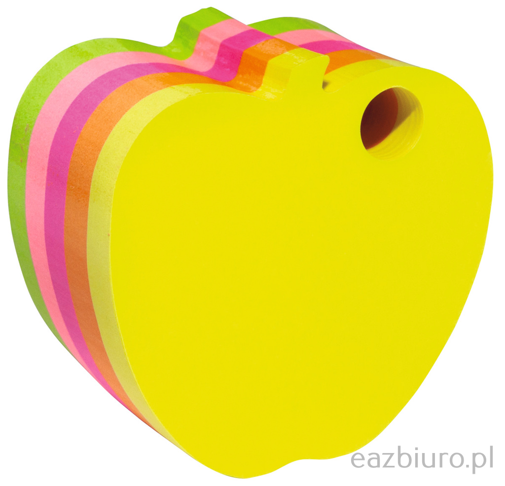 Bloczek samoprzylepny Donau jabłko 400 kartek mix kolorów | espryciarze.pl |Złap promocję!