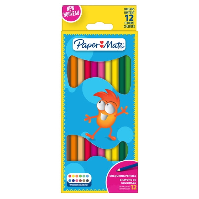 Kredki ołówkowe Paper Mate 12 kolorów | espryciarze.pl |Kup od ręki!
