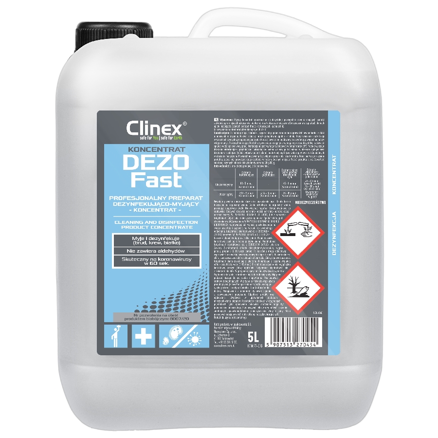 Clinex dezofast płyn antybakteryjny 5l | espryciarze.pl | Sprawdź dlaczego warto