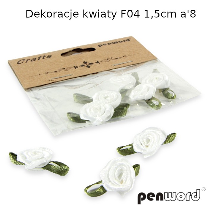Dekoracje kwiaty f04 1,5 cm a'8 | espryciarze.pl |Kup teraz!