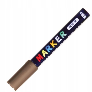 Marker akrylowy mg 1-2 mm, brązowy metalik | espryciarze.pl |Zamów online!