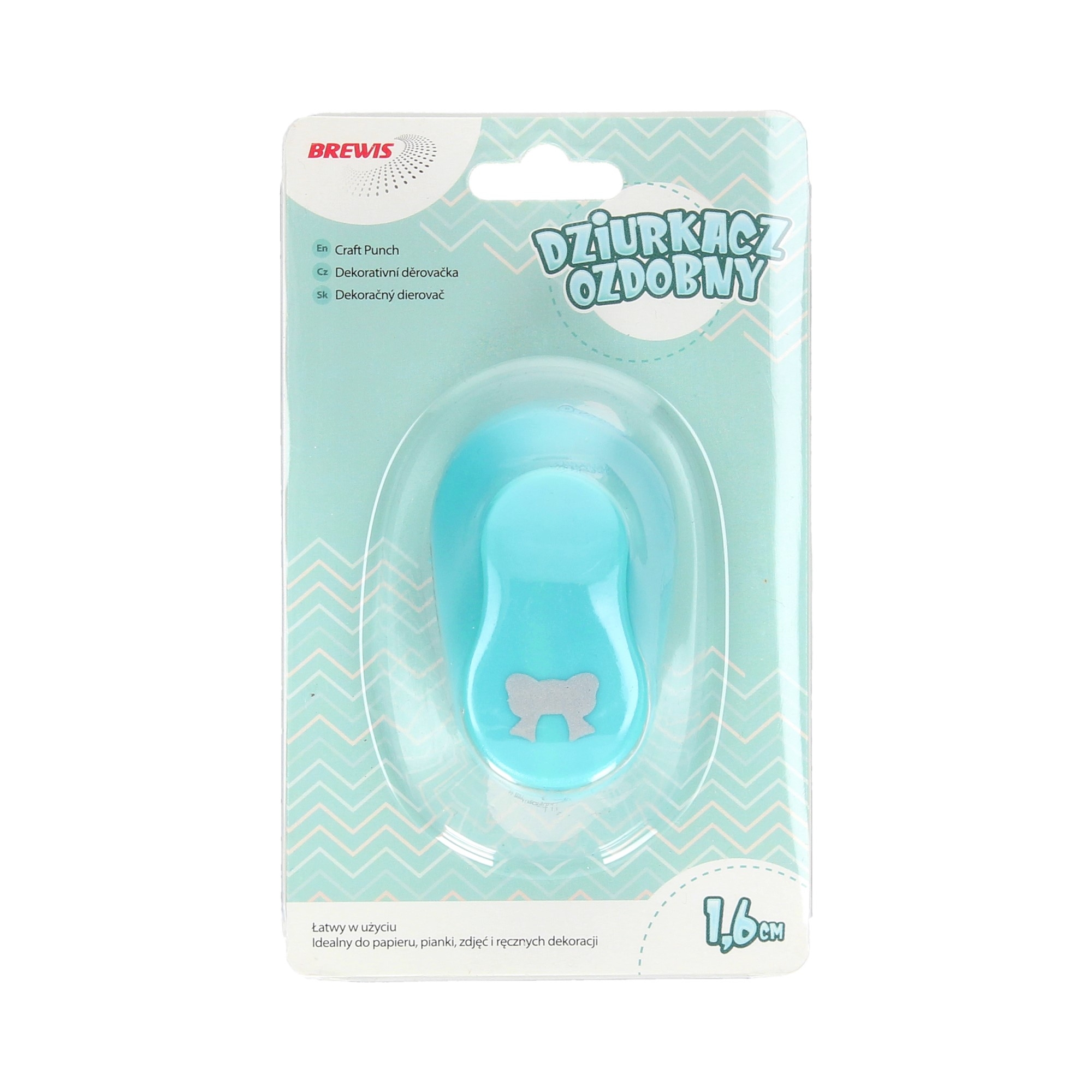 Dziurkacz ozdobny 1,6 cm kokarda 2 | espryciarze.pl |Kup teraz!