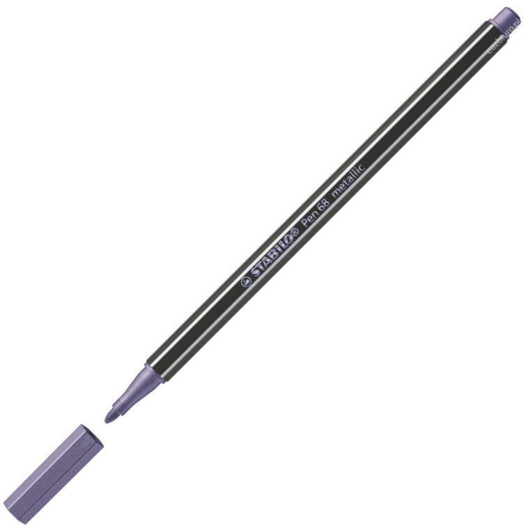 Flamastry Stabilo pen 68 metallic fiolet | espryciarze.pl |Kliknij i kup!