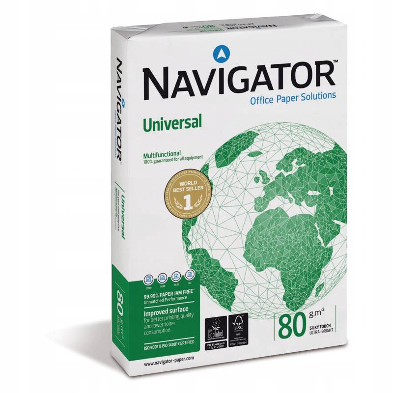 Papier ksero Navigator universal fsc, A4, klasa a, 80 gsm, 500 ark | espryciarze.pl |Zgarnij ofertę!