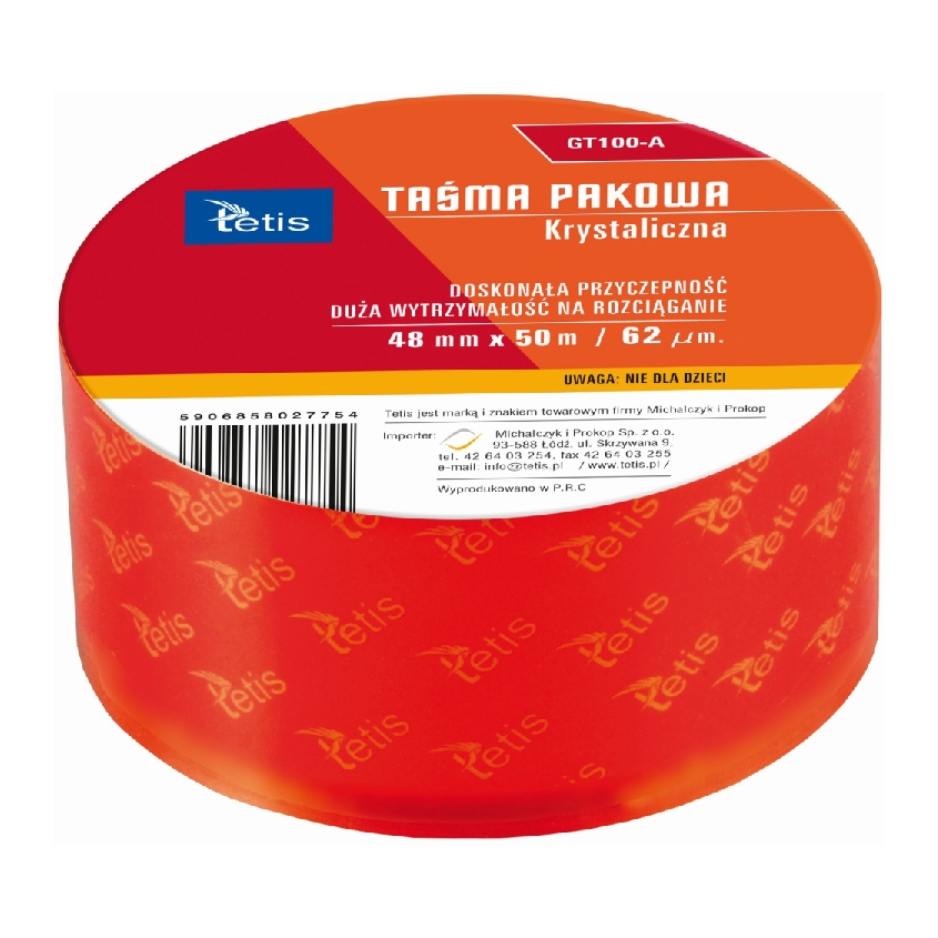 Taśma pakowa Tetis gt100a przezroczysta | espryciarze.pl |Złap promocję!