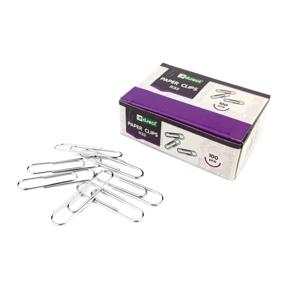 Spinacze okrągłe 33 mm D Rect zestaw 100 sztuk. | espryciarze.pl |Skorzystaj teraz!