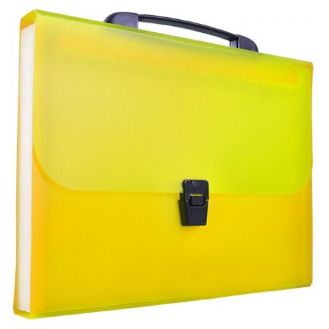 Teczka harmonijkowa pp z rączką A4 limonkowa | espryciarze.pl |Zamów natychmiast!