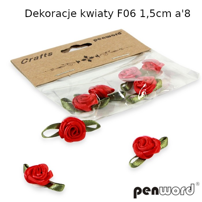 Dekoracje kwiaty f06 1,5 cm a'8 | espryciarze.pl |Nie zwlekaj!