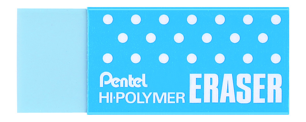 Gumka ołówkowa Pentel hiolymer zeh05 cm błękitna | espryciarze.pl |Kliknij i kup!