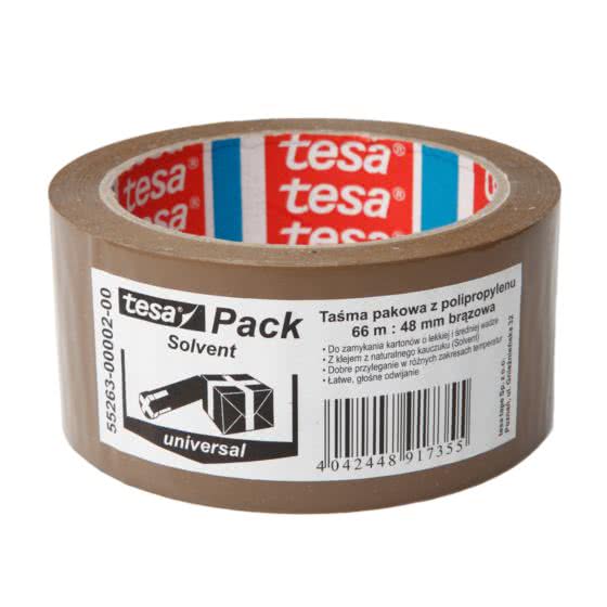 Taśma pakowa Tesapack standard solvent brązowa 66 m | espryciarze.pl |Skorzystaj teraz!