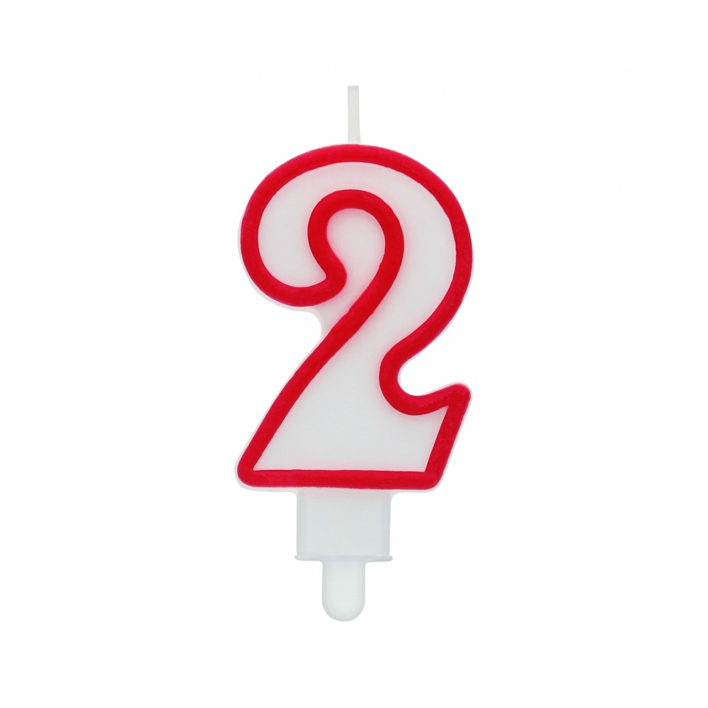 Świeczki urodzinowe cyfra 2 do biura | espryciarze.pl |Weź najlepszą cenę!