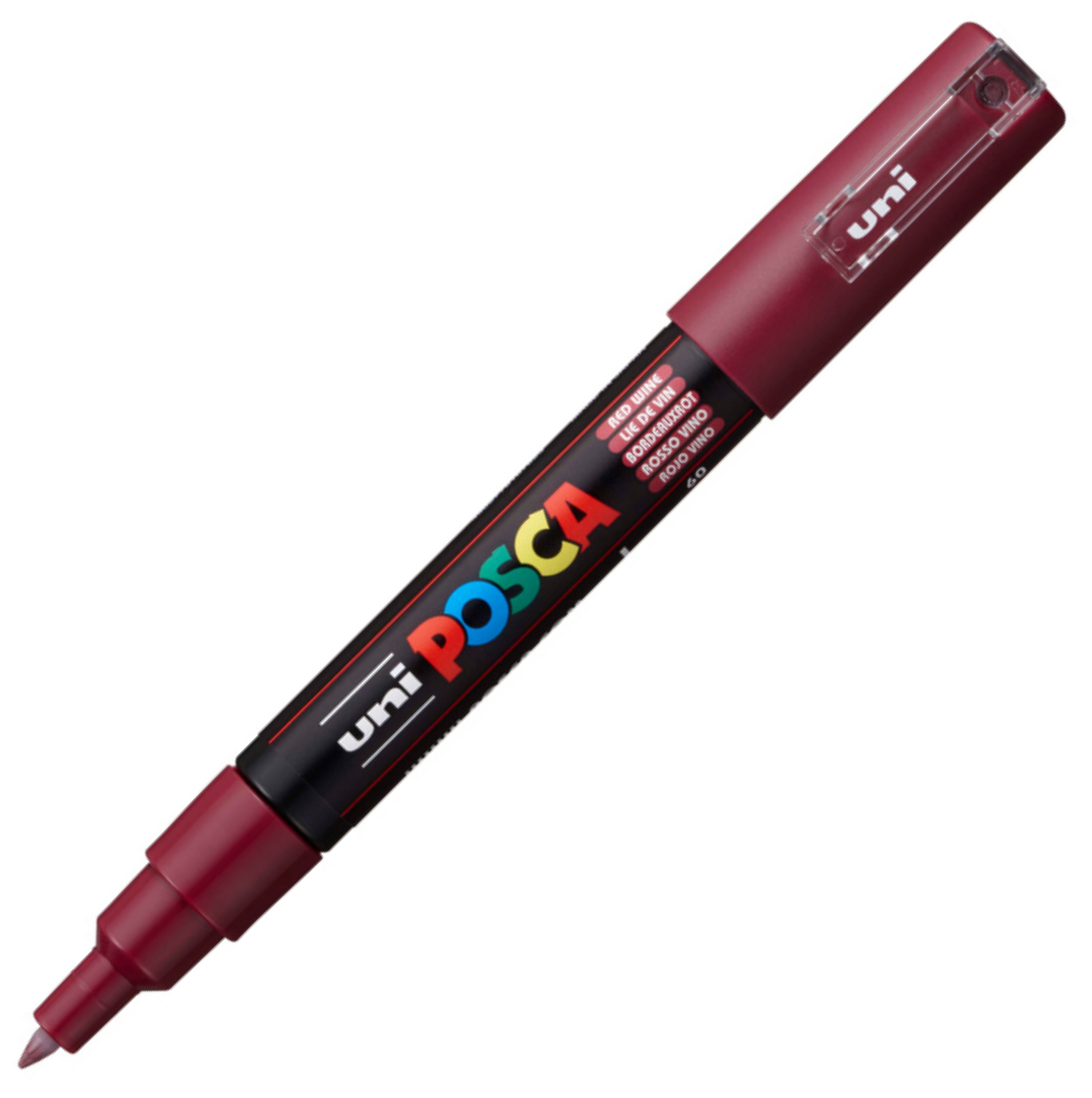 Pc-1 m ciemno-czerwony marker posca uni | espryciarze.pl |Zamów online!