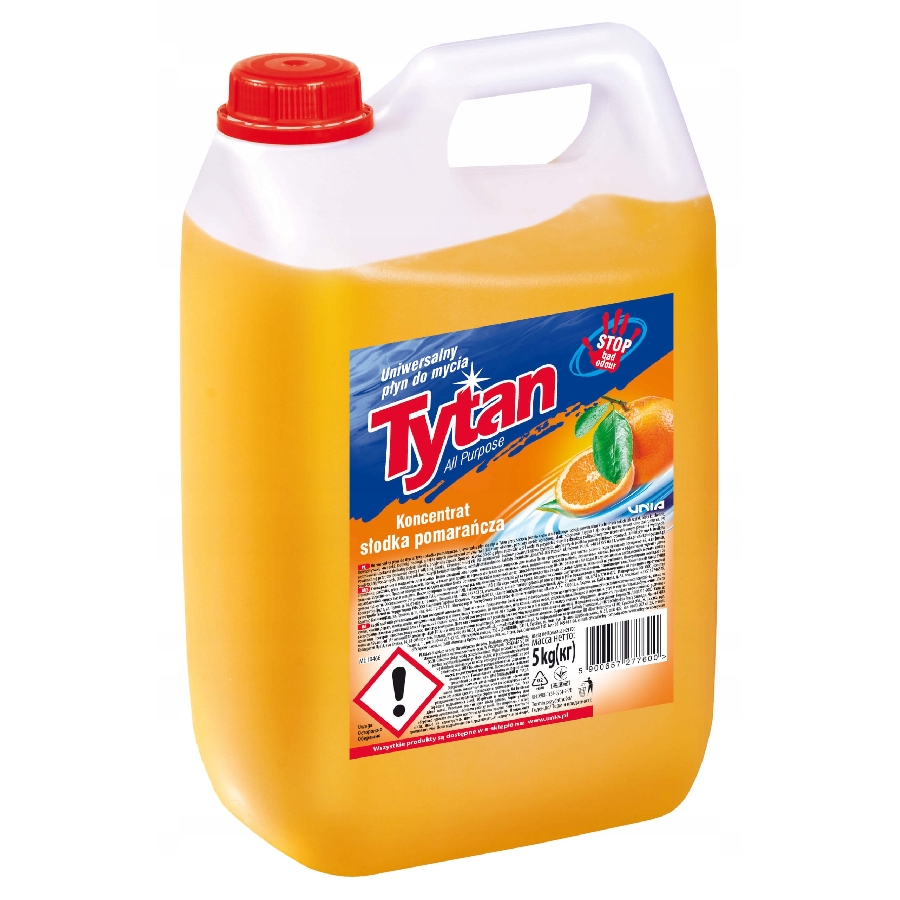 Płyn do podłóg tytan pomarańczowy 5 l | espryciarze.pl |Złap promocję!