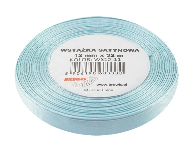 Wstążka satynowa Brewis 12 mm błękitny | espryciarze.pl |Działaj teraz!