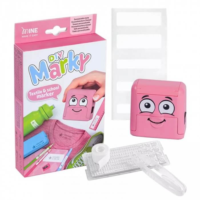 Drukarenka pieczątka do znakowania odzieży obudowa różowa Diy Marky | espryciarze.pl |Skorzystaj teraz!