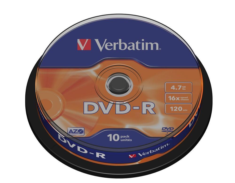 Płyta dvd-r Verbatim 4,7gb cake 10 | espryciarze.pl |Kliknij i kup!