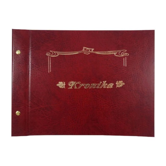 Kronika A4 pozioma nitowana bordowa zestaw 100 arkuszy | espryciarze.pl |Kup w super cenie!