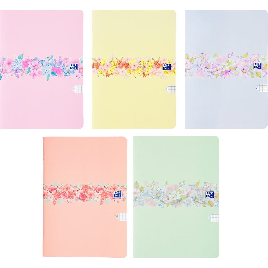 Zeszyt A5 60k kratka Oxford flowers | espryciarze.pl | Wybierz pewny zakup