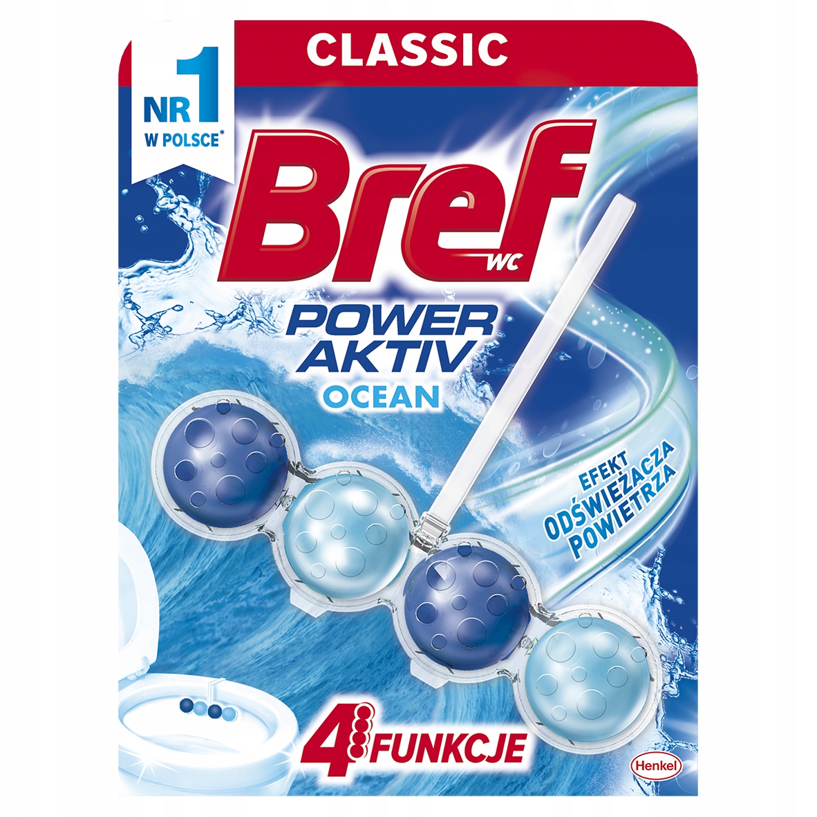 Zawieszka toaletowa Bref power aktiv Ocean, 50 g | espryciarze.pl |Skorzystaj teraz!