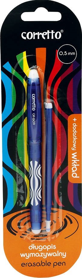 Długopis ścieralny niebieski coretto gr1609 + wkład | espryciarze.pl |Kup teraz!