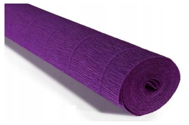 Bibuła dekoracyjna krepina ciemny fiolet 593 | espryciarze.pl |Złap promocję!