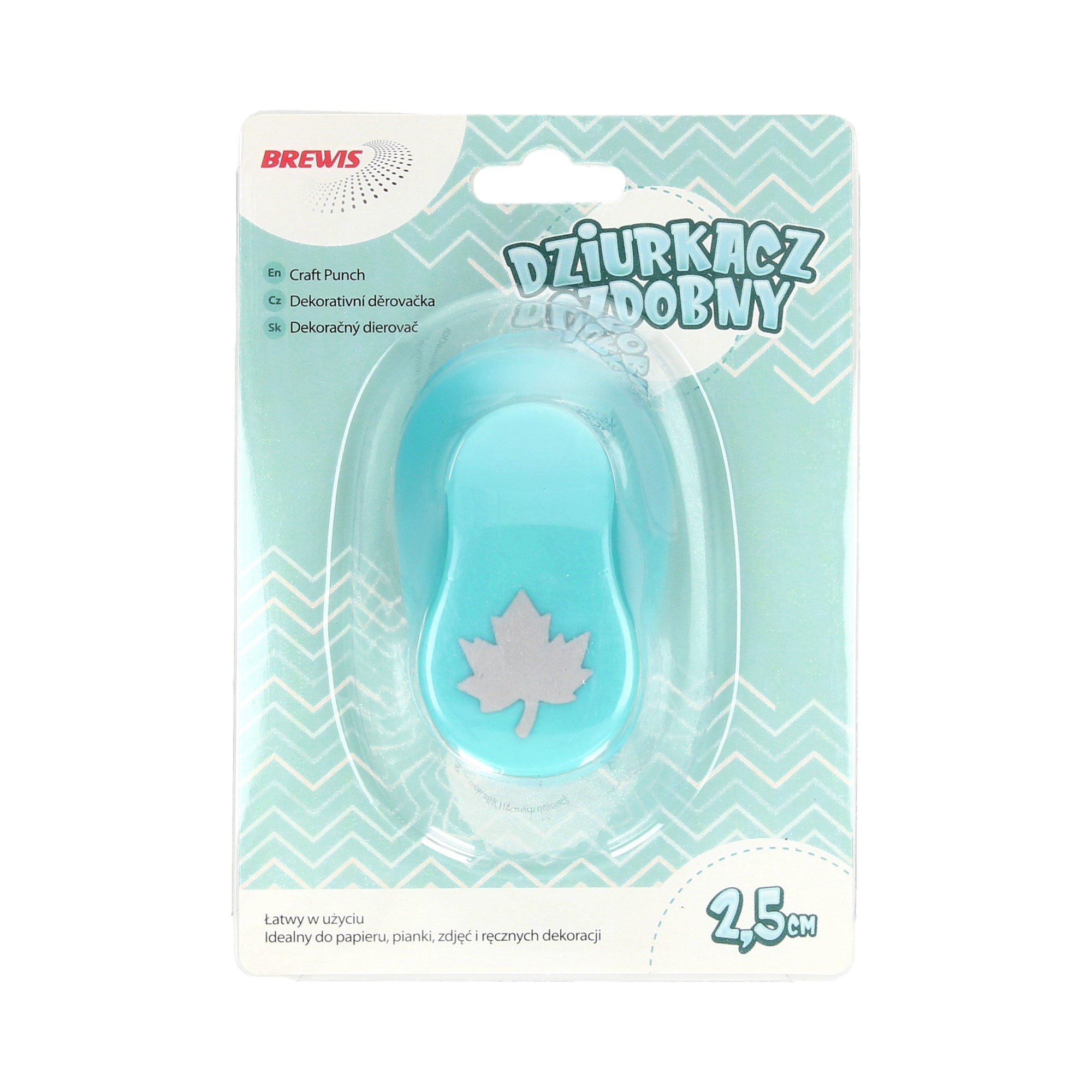 Dziurkacz ozdobny 2,5 cm liść do biura | espryciarze.pl |Zamów dziś!