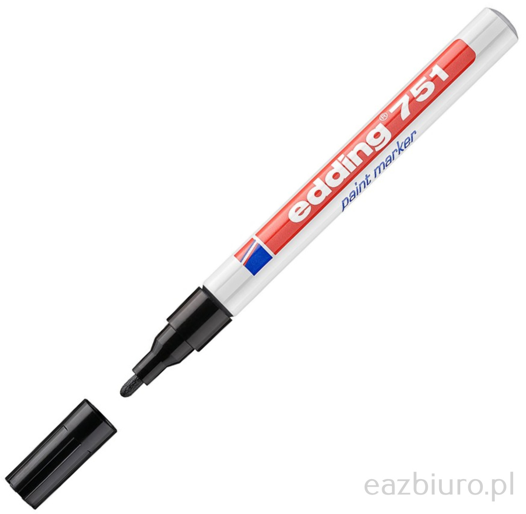Marker olejowy Edding 751 średni czarny | espryciarze.pl |Skorzystaj teraz!