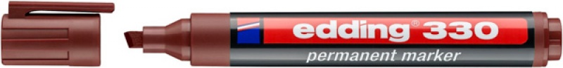 Marker permanentny e-330 Edding 1-5 mm brązowy | espryciarze.pl |Nie zwlekaj!