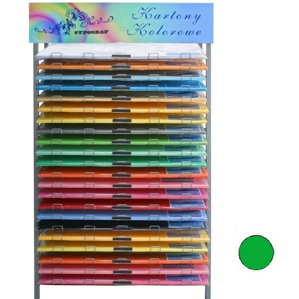 Karton kolorowy Typograf B1 230 g/m2 zielony | espryciarze.pl |Kup teraz!