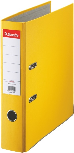 Segregator Esselte A4, ekonomiczny A4 75 mm, żółty | espryciarze.pl |Kup taniej!