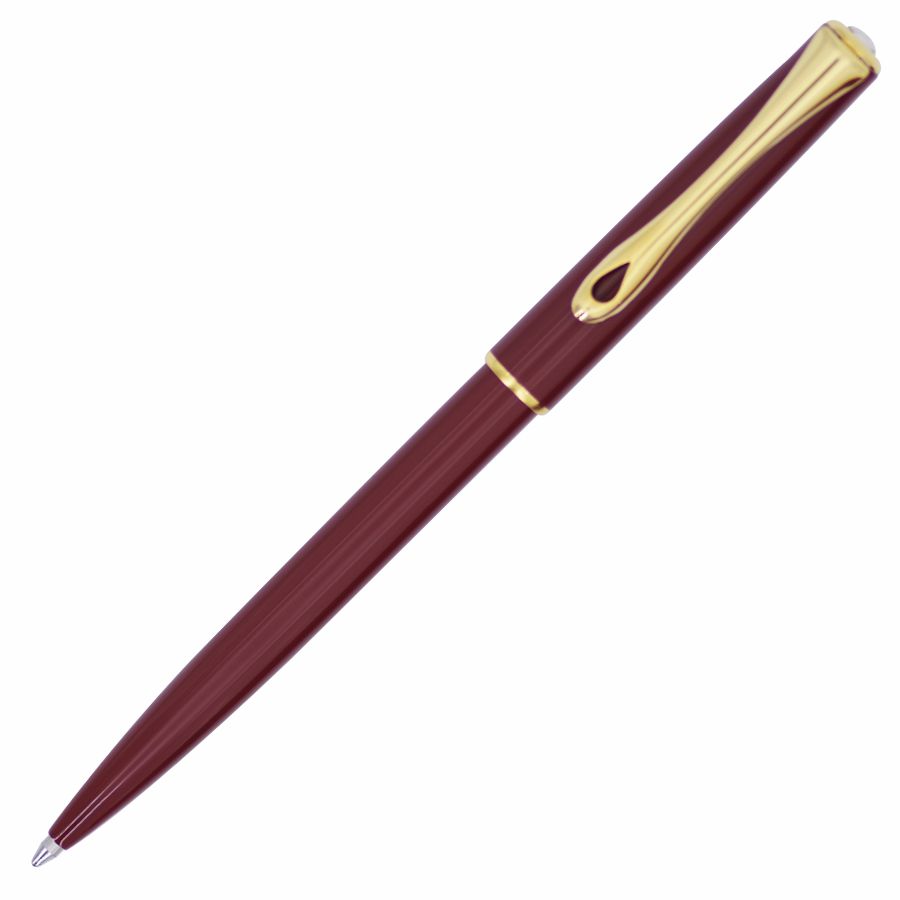 Długopis Diplomat Traveller Dark Red Gold | espryciarze.pl |Nie zwlekaj!