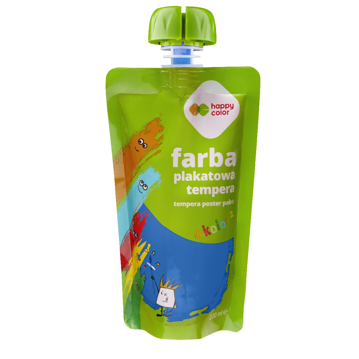 Farba plakatowa tempera w saszetce 100 ml niebieski | espryciarze.pl |Zamów dziś!