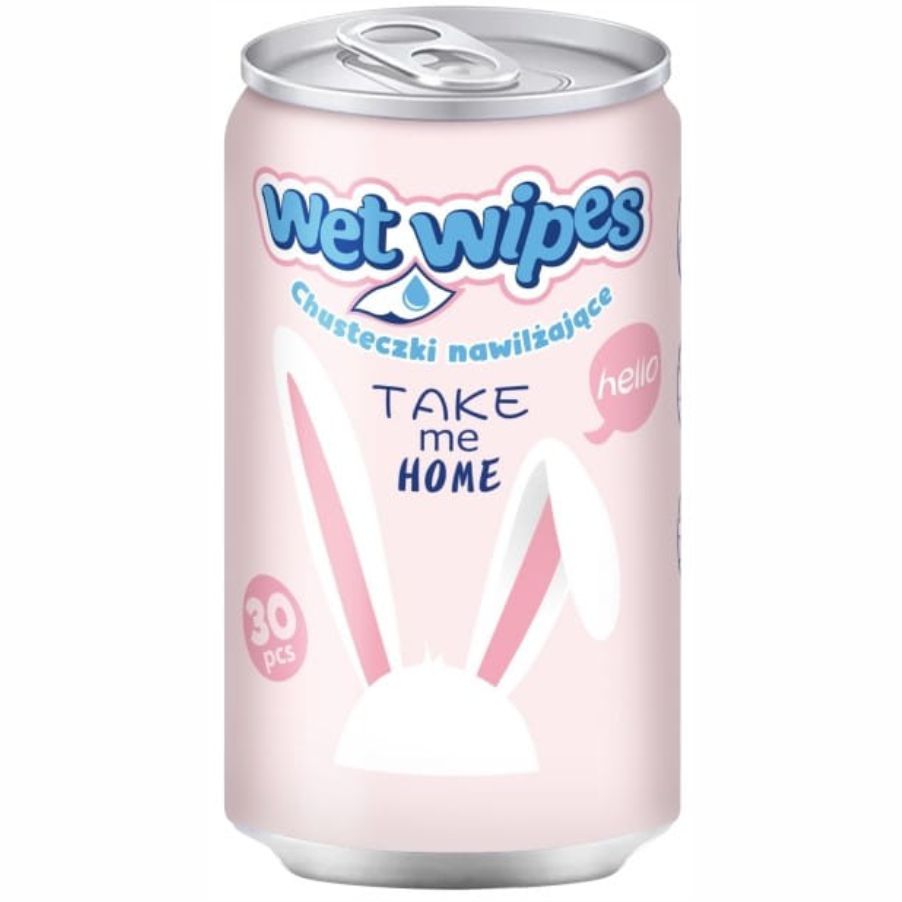 Chusteczki nawilżane Astra w puszce Króliczek zestaw 30 sztuk. | espryciarze.pl |Kup taniej!