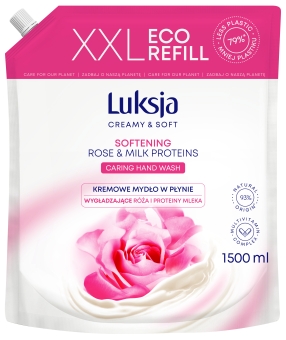 Mydło w płynie Luksja 1500ml rose zap | espryciarze.pl | Zamów w kilka sekund