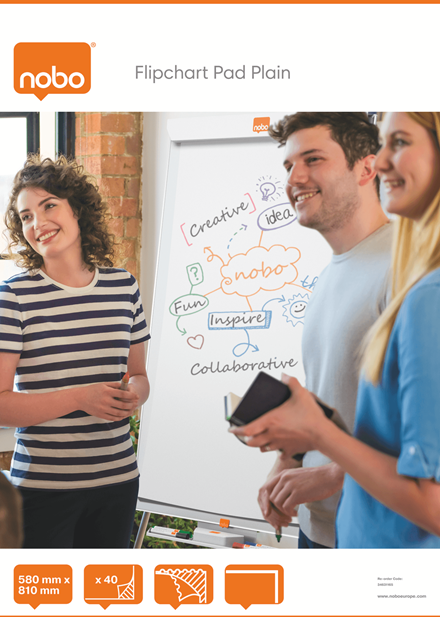 Blok do flipcharta Nobo 40 kartek 580 x 810 mm | espryciarze.pl |Kliknij i kup!