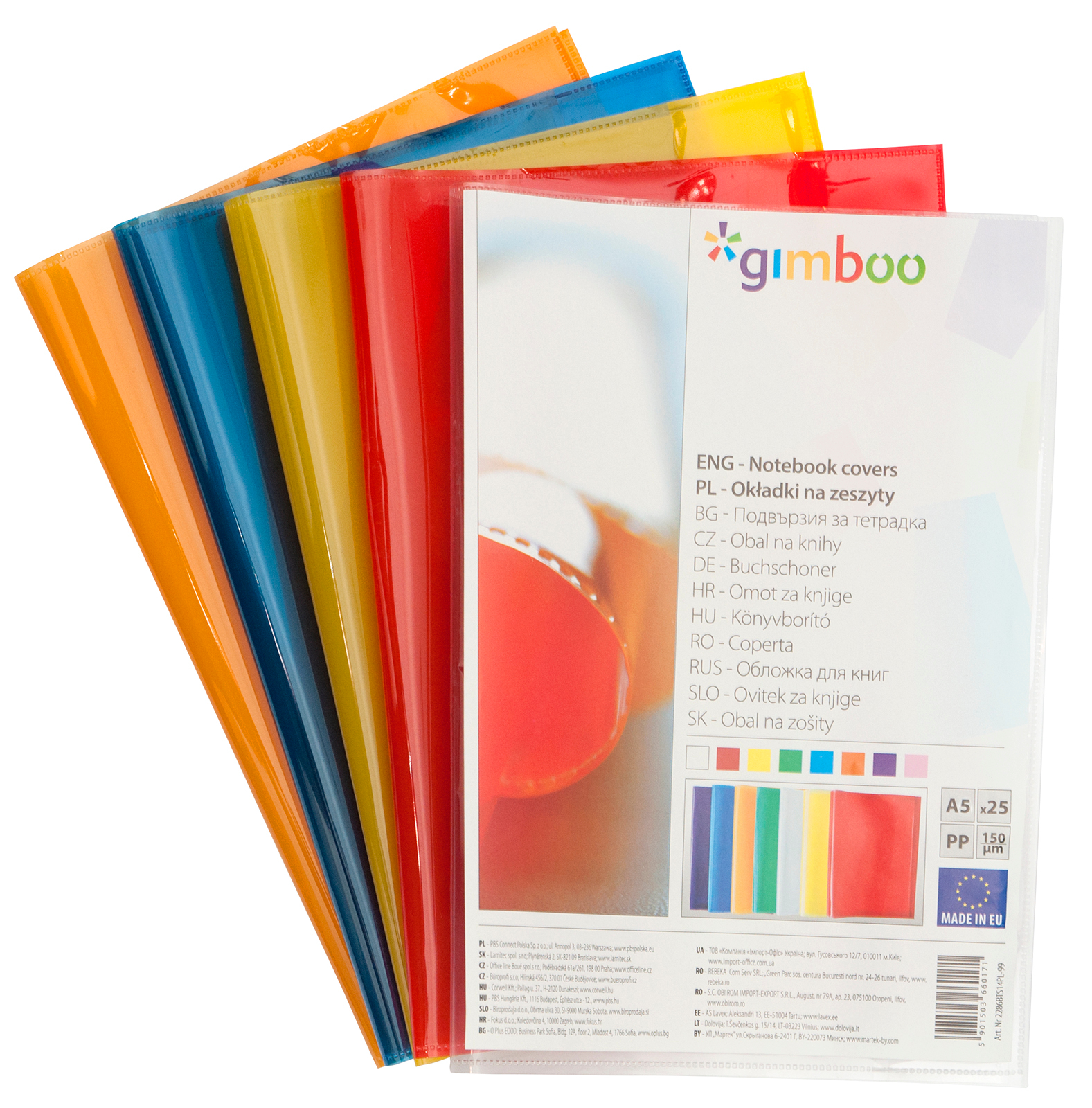 Ż-Okładka na zeszyt Gimboo, krystaliczna, A5, 150m | espryciarze.pl | Skorzystaj z wyjątkowej oferty