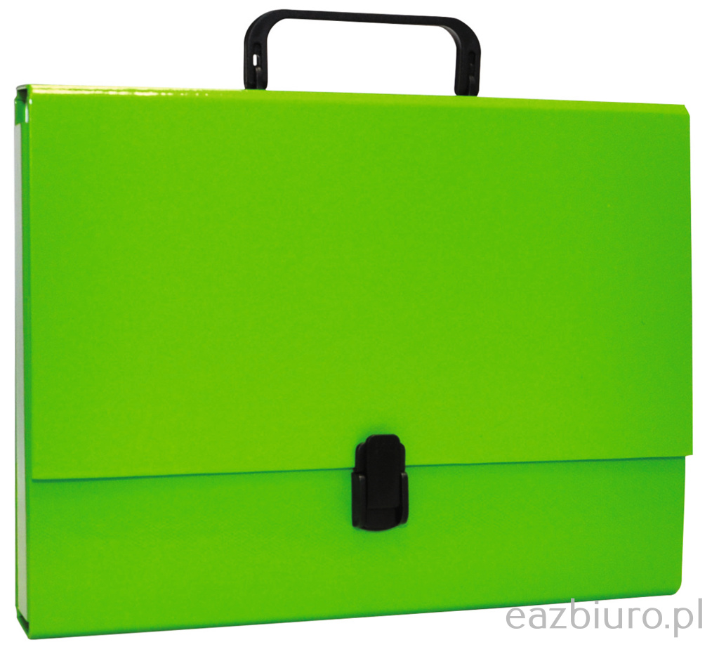 Teczka-pudełko z rączką Office Products pp A4 5 cm jasnozielona | espryciarze.pl |Zamów online!