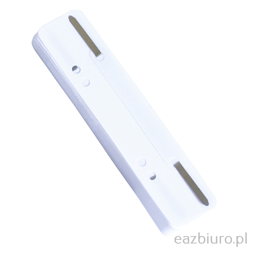 Wąsy skoroszytowe Donau, pp, z metalową blaszką, zestaw 25 sztuk, białe | espryciarze.pl |Zamów natychmiast!