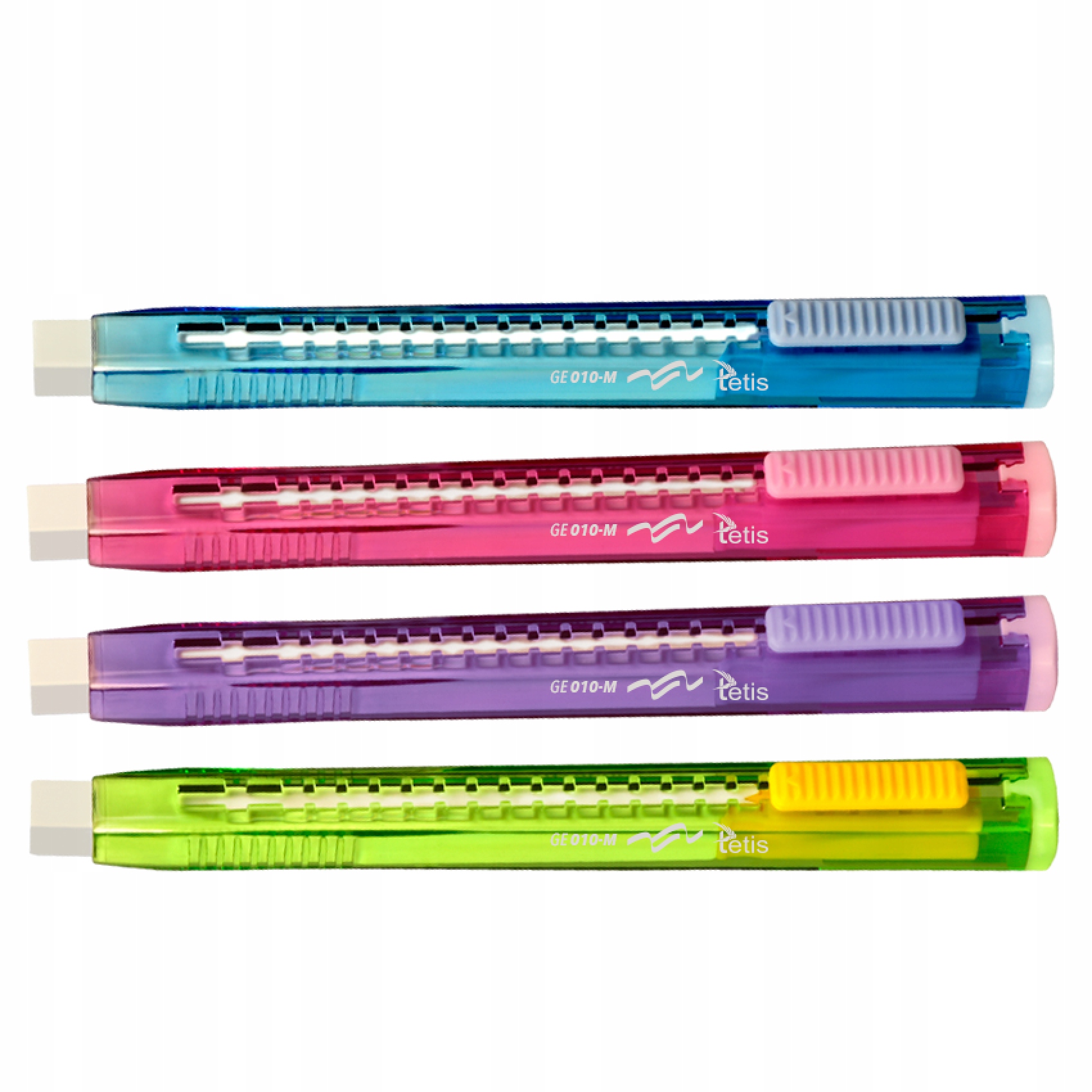 Gumka ołówkowa regulowana, wysuwana Tetis, mix kolorów | espryciarze.pl |Nie zwlekaj!