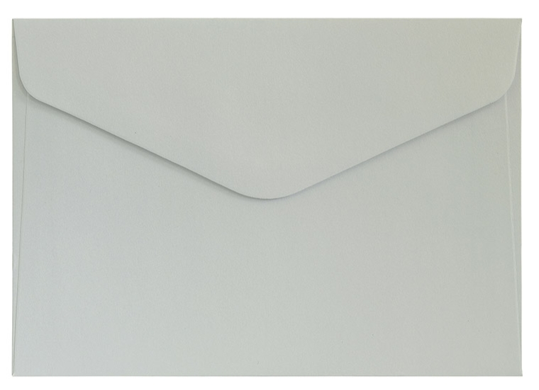 Koperta ozdobna C6 gładka satynowana jasnoszara 130 g/m2 zestaw 10 sztuk | espryciarze.pl |Zamów natychmiast!