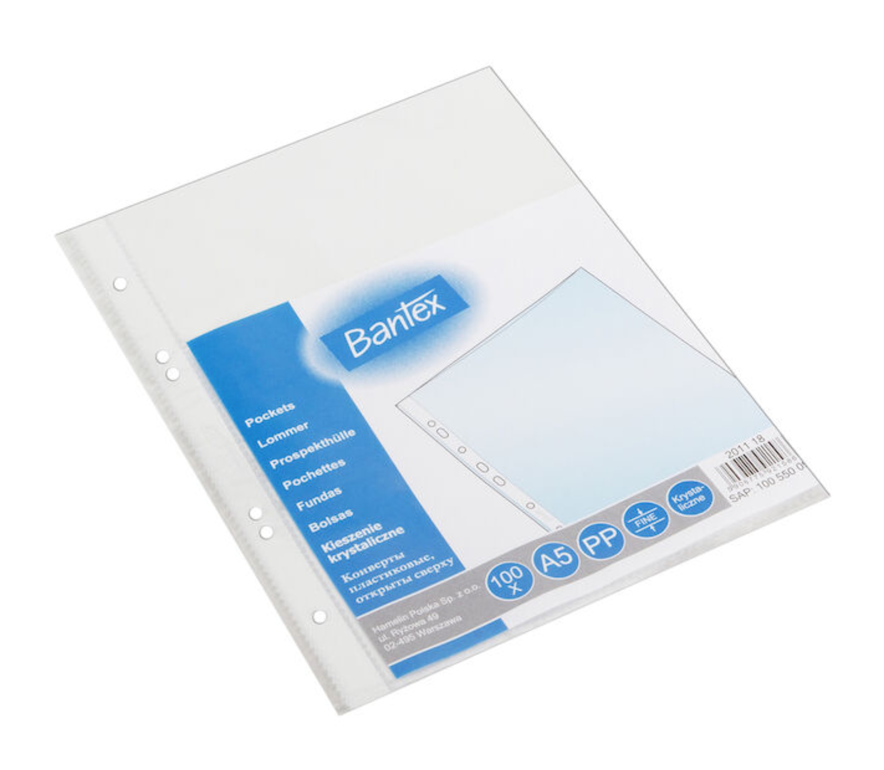 Koszulka krystaliczna Bantex A5 pp 45 mic zestaw 100 sztuk | espryciarze.pl |Skorzystaj teraz!
