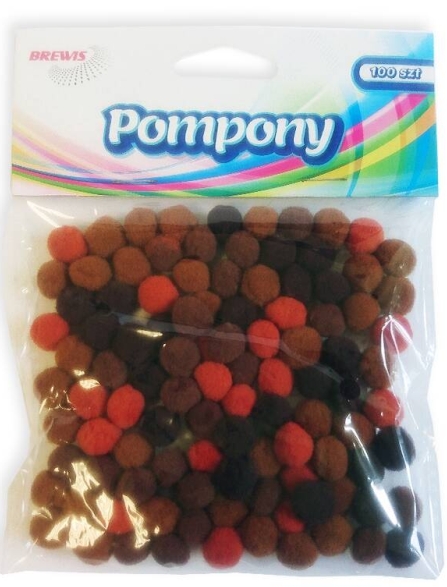 Pompony Brewis pom31 10 mm brązowe | espryciarze.pl |Kup w super cenie!