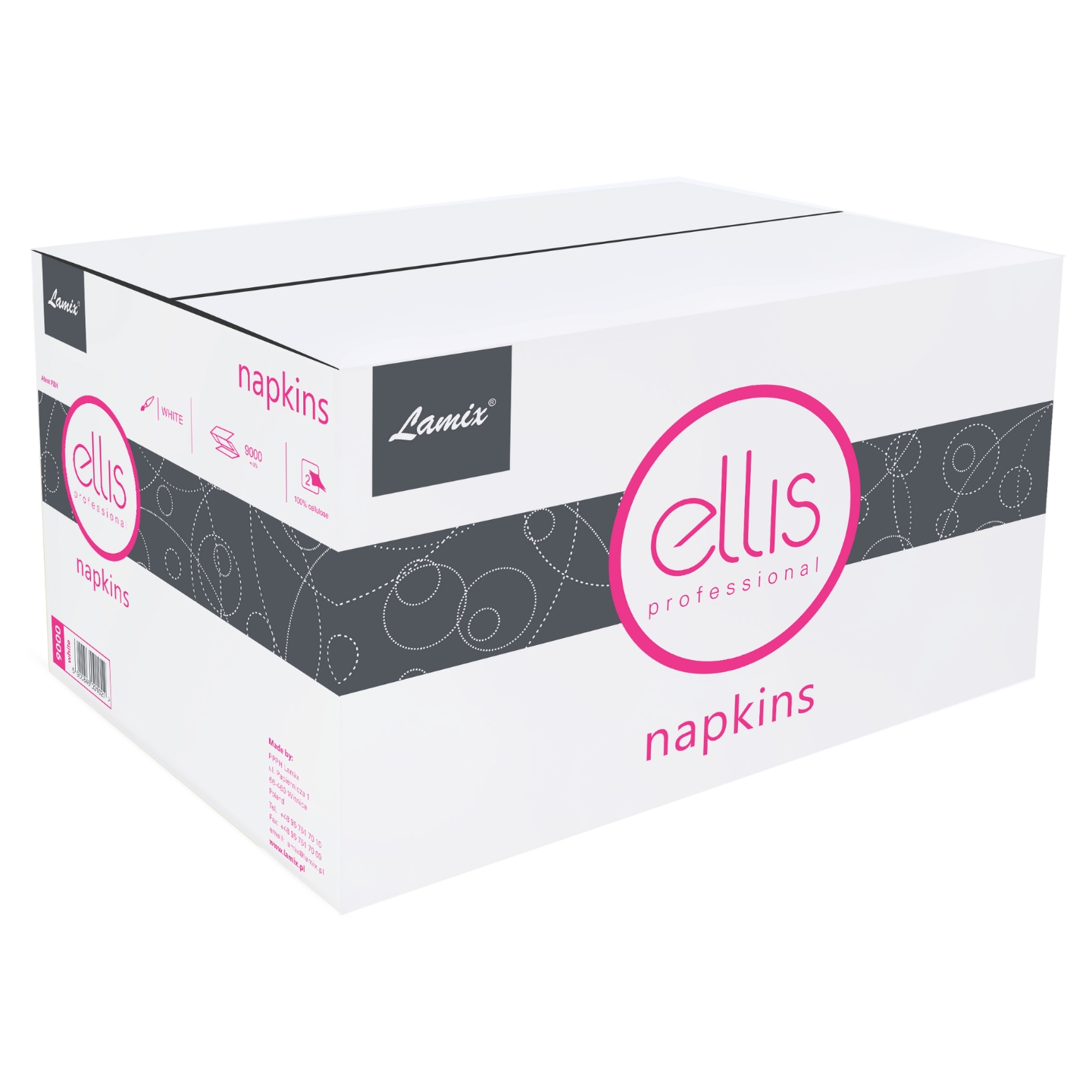 Serwetki białe ellis napkins zestaw 9000 sztuk. | espryciarze.pl |Zgarnij ofertę!