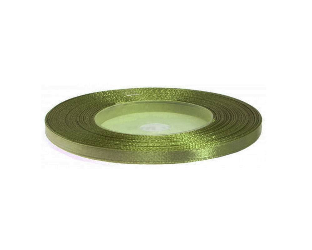 Wstążka Brewis satynowa 6 mm 32 m oliwkowy | espryciarze.pl |Zamów online!