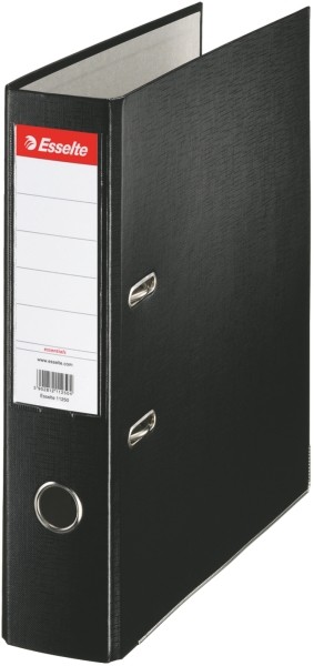 Segregator Esselte A4, ekonomiczny A4 75 mm, czarny | espryciarze.pl |Weź najlepszą cenę!