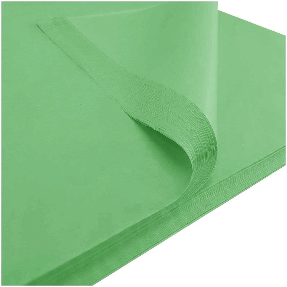 Bibuła gładka 50x70 cm zielona zestaw 25 sztuk. | espryciarze.pl |Zamów natychmiast!