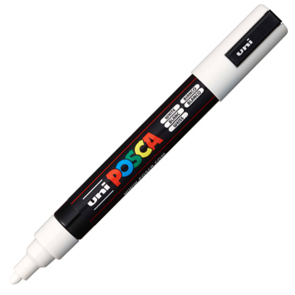 Pc-5 m biały marker posca uni do biura | espryciarze.pl |Kliknij i kup!